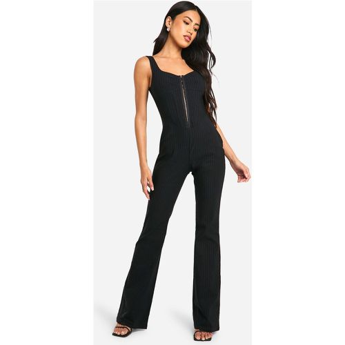 Combinaison Corset À Rayures Fines - 38 - boohoo - Modalova