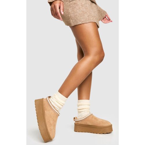 Mules Confort À Broderie - 39 - boohoo - Modalova