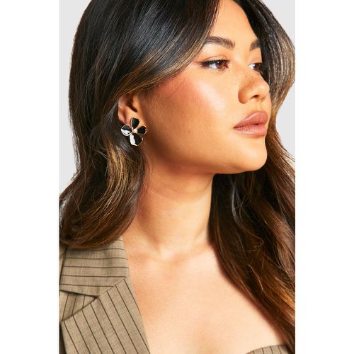 Boucles D'Oreilles Fleuries - One Size - boohoo - Modalova