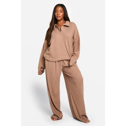 Grande Taille - Ensemble Confort Avec Top Et Pantalon - 44 - boohoo - Modalova