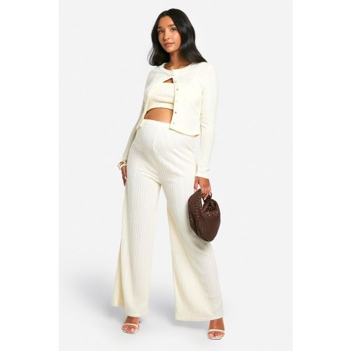 Pantalon Large Côtelé - 38 - boohoo - Modalova