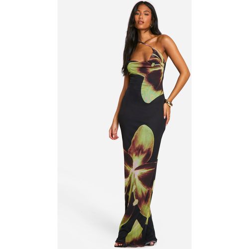 Tall" - Robe Longue Fleurie Asymétrique - 36 - boohoo - Modalova