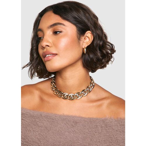 Collier En Chaîne Épaisse - One Size - boohoo - Modalova