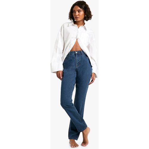 Tall" - Jean Mom Taille Haute Basique - 12/36L - boohoo - Modalova