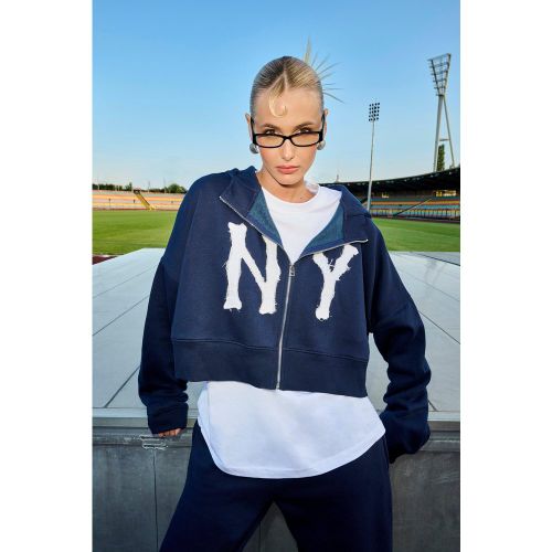 Sweat À Capuche Oversize Zippé - Xl - boohoo - Modalova