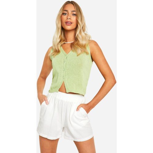 Gilet Sans Manches En Maille Légère - 36 - boohoo - Modalova