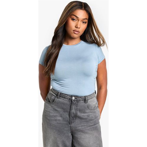 Grande Taille - T-Shirt Confort À Manches Courtes - 46 - boohoo - Modalova