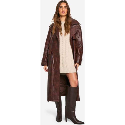 Trench Croco - 36 - boohoo - Modalova