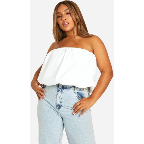 Grande Taille - Body À Empiècement Bouffant - 48 - boohoo - Modalova