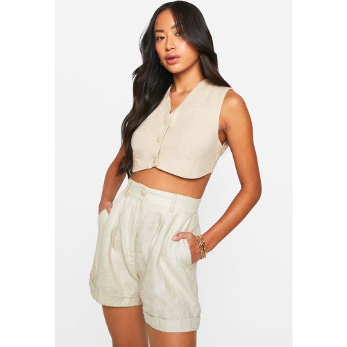 Gilet De Costume Court Sans Manches - M - boohoo - Modalova