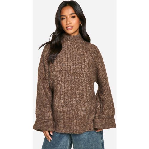 Petite" - Pull Oversize À Col Montant - S - boohoo - Modalova