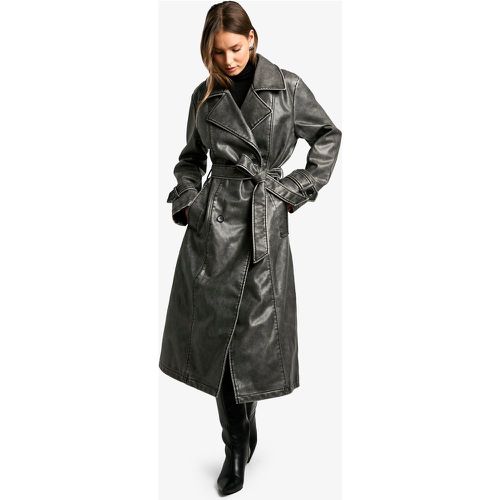 Trench Effet Vintage - 40 - boohoo - Modalova