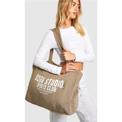 Tote Bag À Slogan - boohoo - Modalova