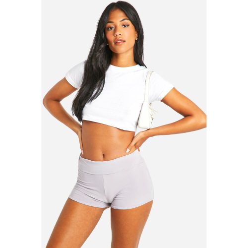 Tall" - Short Micro Plissé - 34 - boohoo - Modalova