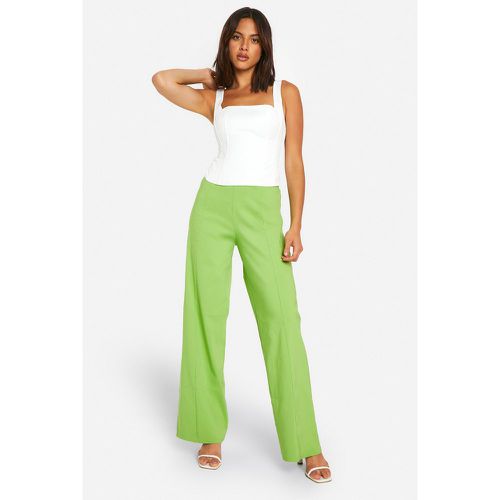 Pantalon Large Super Stretch À Coutures Apparentes - 38 - boohoo - Modalova