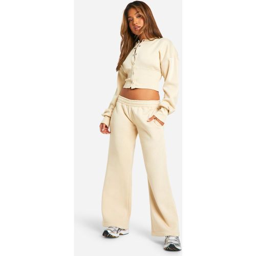 Petite" - Survêtement Boutonné - Blanc Écru - L, Blanc Écru - boohoo - Modalova