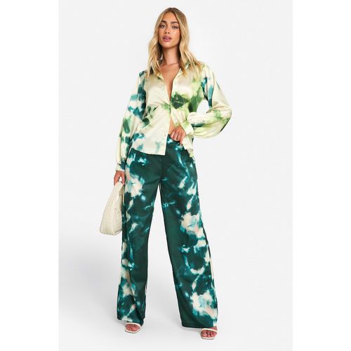 Pantalon Large Tie Dye - 42 - boohoo - Modalova