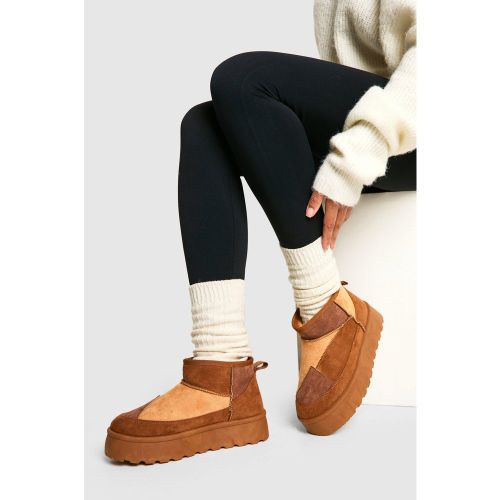 Bottines Confort Patchwork - 37 - boohoo - Modalova