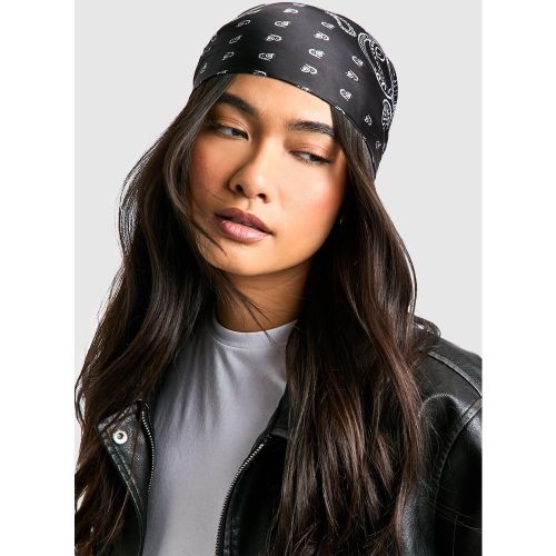 Foulard De Tête À Imprimé Cachemire - One Size - boohoo - Modalova