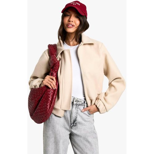 Bomber Effet Laine - 36 - boohoo - Modalova