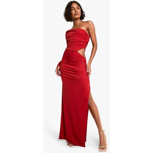 Tall" - Robe Longue Asymétrique Drapée - 38 - boohoo - Modalova