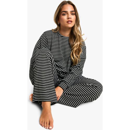 Petite" - Ensemble De Pyjama Confort À Rayures - 36 - boohoo - Modalova