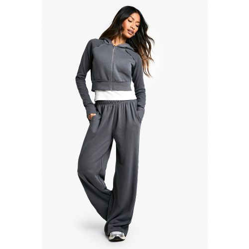 Ensemble En Tissu Éponge Avec Sweat À Capuche Zippé Et Jogging - Xl - boohoo - Modalova