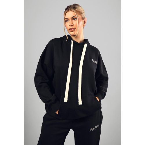 Sweat À Capuche Oversize À Broderie Dsgn Studio - S - boohoo - Modalova