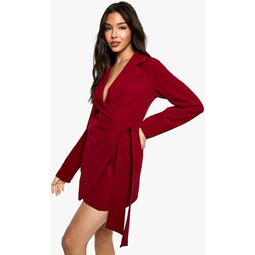 Robe Blazer Drapée - 36 - boohoo - Modalova