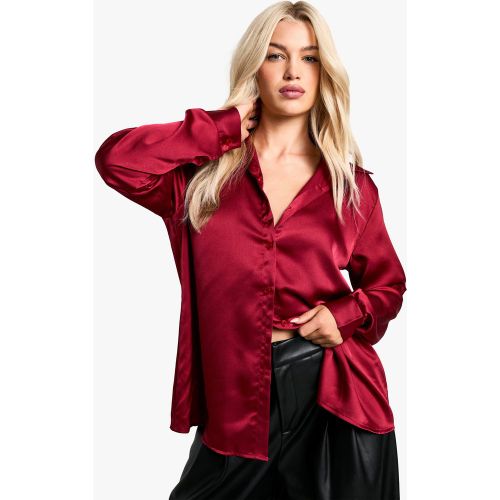 Chemise Satinée - 34 - boohoo - Modalova