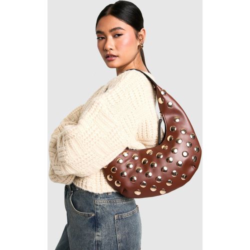 Sac À Main En Synthétique À Clous - One Size - boohoo - Modalova