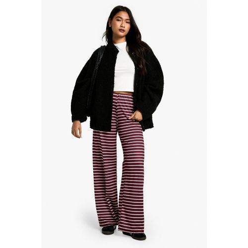 Pantalon Rayé Super Doux - 34 - boohoo - Modalova