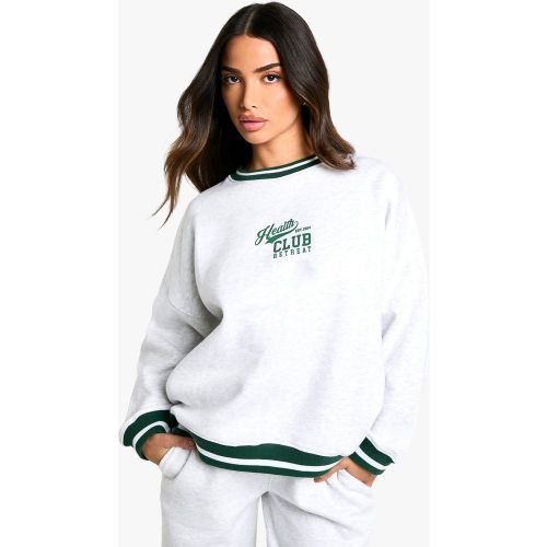 Petite" - Sweat Brodé Côtelé - L - boohoo - Modalova