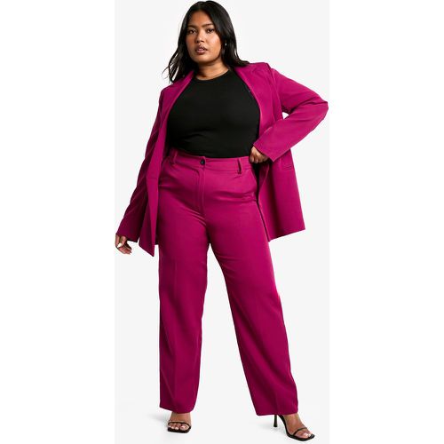 Grande Taille - Pantalon Droit Habillé - 46 - boohoo - Modalova