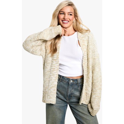 Cardigan En Maille Épaisse - L - boohoo - Modalova