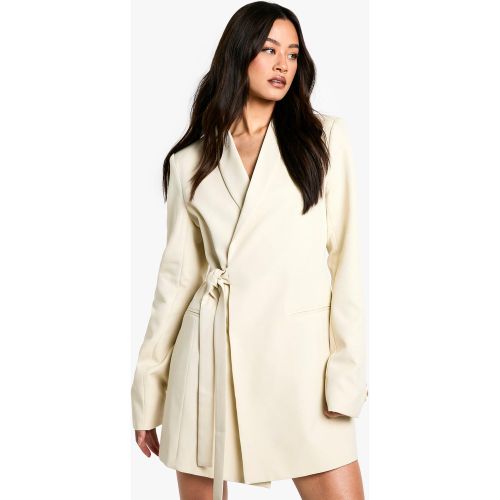 Tall" - Robe Blazer Nouée - 36 - boohoo - Modalova