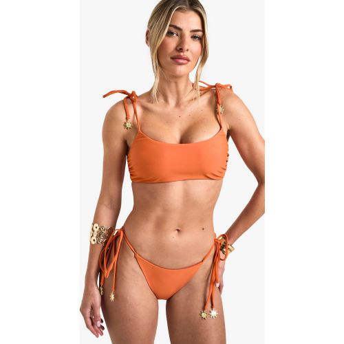 Culotte À Attaches Et Imprimé Soleil - 34 - boohoo - Modalova