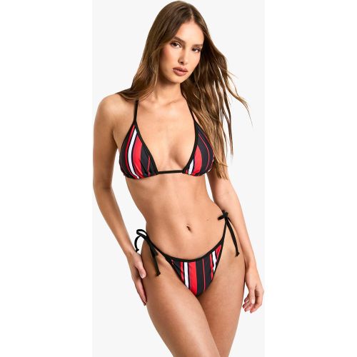 Bikini Triangle À Empiècements Contrastants - 36 - boohoo - Modalova