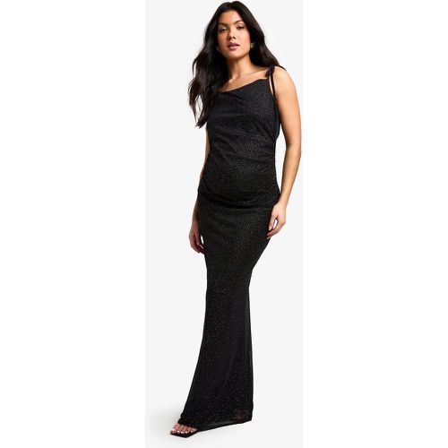 Maternité - Robe De Grossesse Dos Nu En Mesh À Paillettes - 40 - boohoo - Modalova