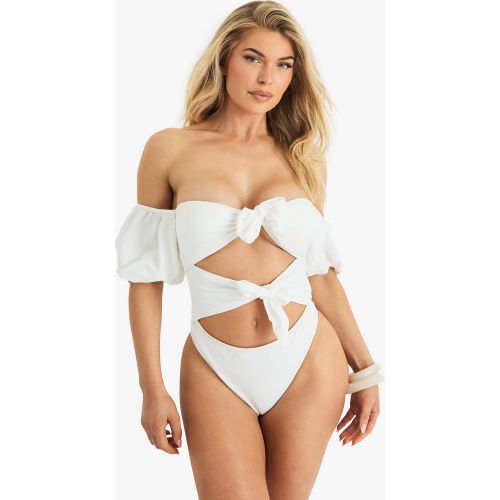 Maillot De Bain Premium À Attaches - 34 - boohoo - Modalova