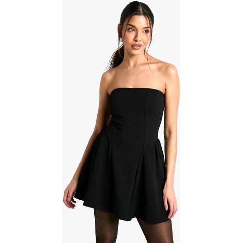 Robe Courte À Imprimé Bandeau - 40 - boohoo - Modalova