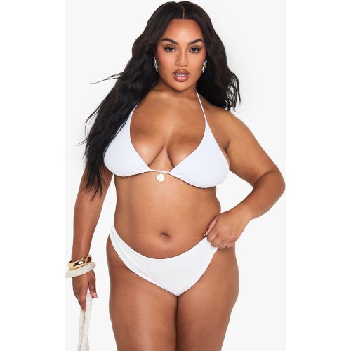 Grande Taille - Ensemble De Bikini À Fleurs - 44 - boohoo - Modalova