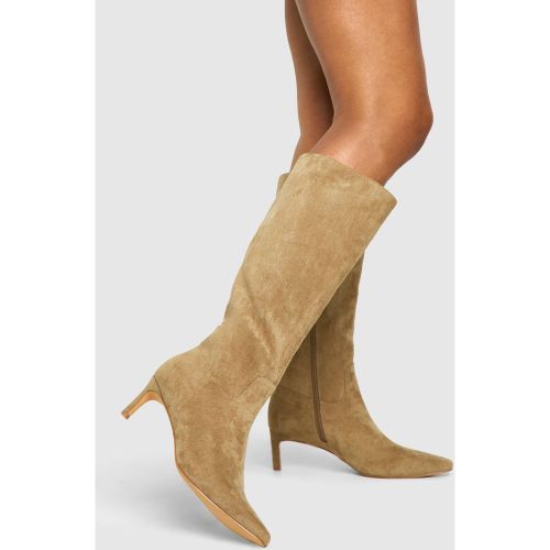 Bottes Hautes À Talon Aiguille - 36 - boohoo - Modalova