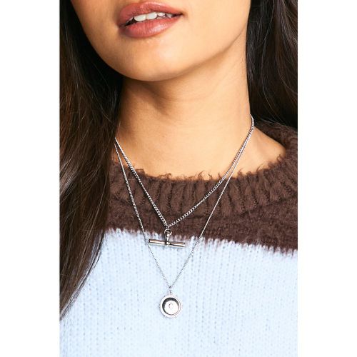 Collier À Chaîne Double - One Size - boohoo - Modalova