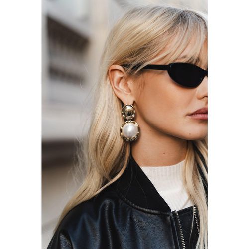 Boucles D'Oreilles Pendantes Perlées - One Size - boohoo - Modalova