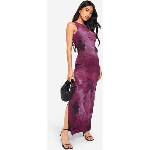 Robe Longue Fleurie À Dos Nageur - 42 - boohoo - Modalova