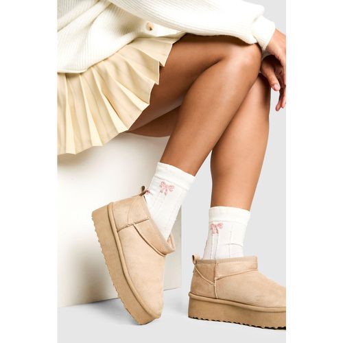 Lot De 5 Paires De Chaussettes À Broderie Nœud - One Size - boohoo - Modalova