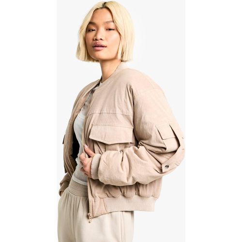 Bomber Utilitaire Court - 36 - boohoo - Modalova