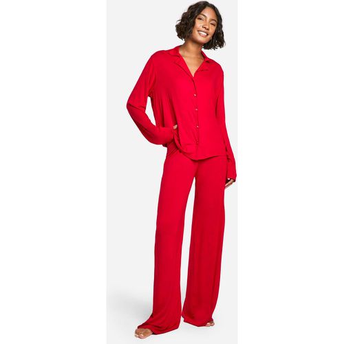 Tall" - Ensemble De Pyjama À Manches Longues - 44 - boohoo - Modalova