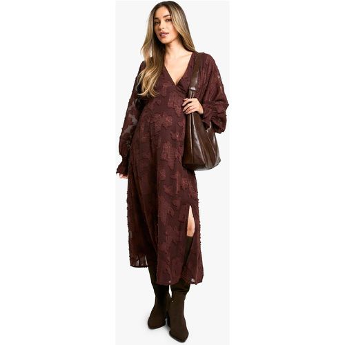 Maternité - Robe De Grossesse À Manches Longues - 44 - boohoo - Modalova